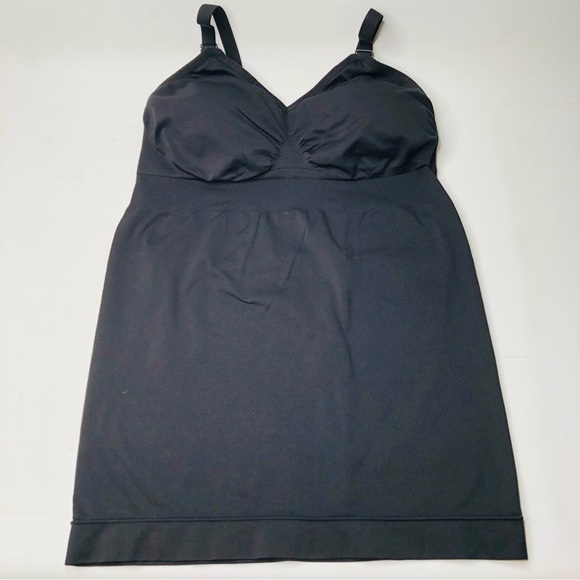 Bundle (3) ILoveSIA Maternity Nursing Tank Top Black Built In Bra, Clips, Soft - Picture 3 of 10